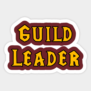 Guild Leader Sticker